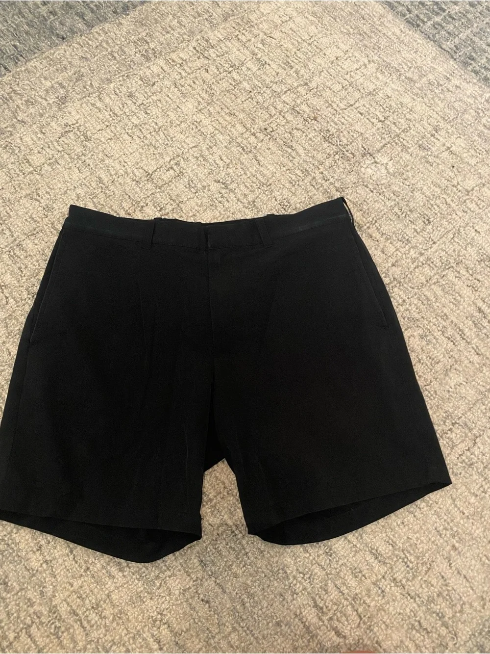 Men's Black Tailored Shorts
